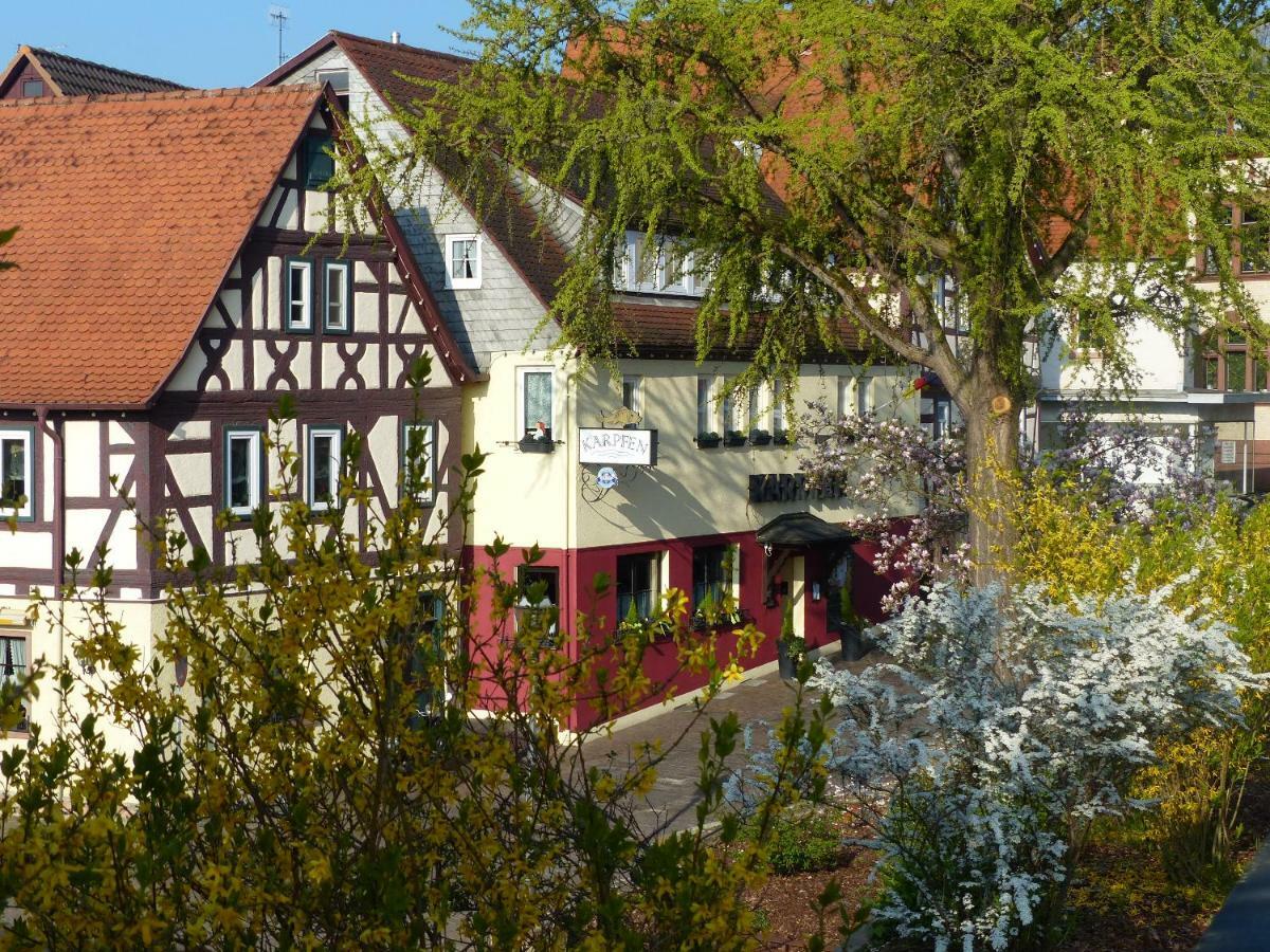 Hotel & Restaurant Zum Karpfen Obernburg am Main Esterno foto